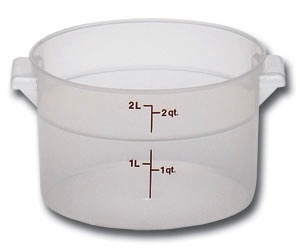 Cambro Food Storage Container, 2 Qt