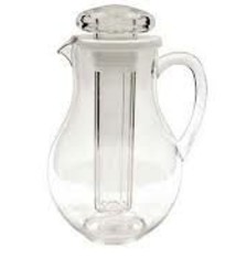 Winco Water Pitcher w/Core, 2 Qt