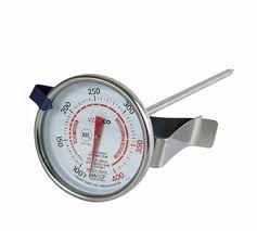 Winco Deep Fry/Candy Thermometer, 2" Dial