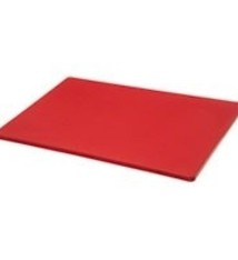 Thunder Group Cutting Board, 24" x 18" x 1/2", Red