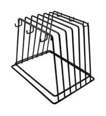 Thunder Group Cutting Board Rack, 6 Slots & Brush Hooks