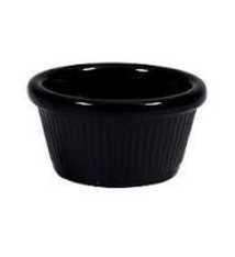 Winco Ramekins, BLack, 2 oz (1 Doz)
