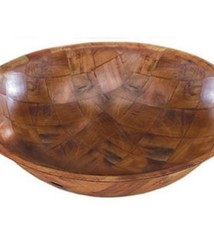 Update International Wood Salad Bowl, 14"