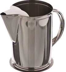 Update International Water Pitcher, S/S, 64 oz