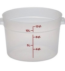 Cambro Food Storage Container, 12 Qt