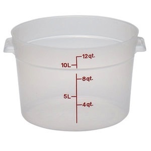 Cambro Food Storage Container, 12 Qt