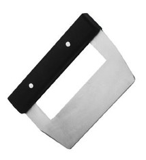 Johnson Rose Dough Scraper, S/S, 6-7/8" x 3-1/2"