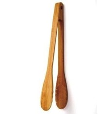 Norpro Bamboo Tongs, 12"