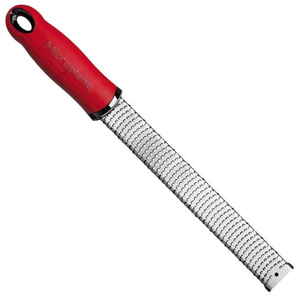 Microplane Zester/Grater, S/S, "Premium" Red