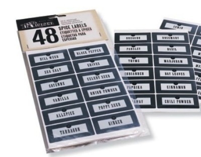 Olde Thompson Spice Label Set
