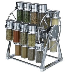 Olde Thompson Ferrie Wheel Spice Rack, 20 (3oz) Jars