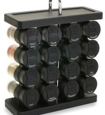 Olde Thompson Spice Rack, 16 (3oz) Jars