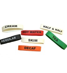 Service Ideas Rubber Band Labels