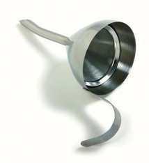Norpro Funnel w/ Strainer, S/S, 6-3/4"