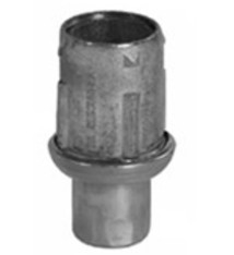 BK Resources Bullet Foot, S/S, 1-5/8" Dia