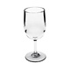 Innova Wine Glass, Poly, Clear, 8 oz