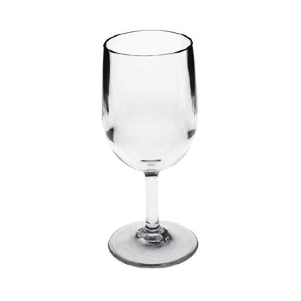 Innova Wine Glass, Poly, Clear, 8 oz
