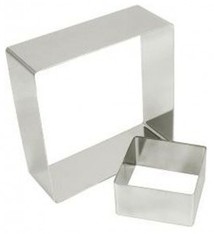 Fat Daddio's Cake Ring, S/S, 2-1/8" x 1-1/4"