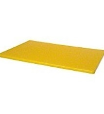 Thunder Group Cutting Board, 18" x 12" x 1/2", Yellow