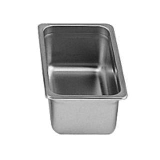 Thunder Group Steam Table Pan, S/S, 1/3 Size, 4" Deep