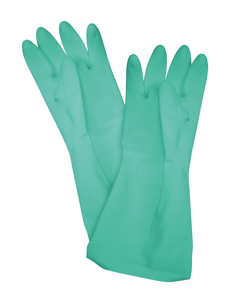 Thunder Group Latex Gloves, Green, Medium