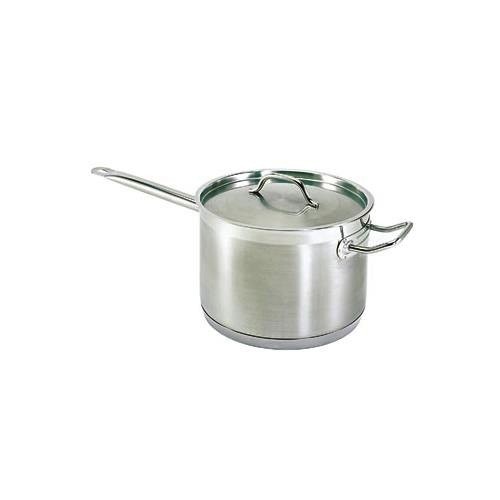 Thunder Group Sauce Pan w/Lid, S/S, 7.6 Qt