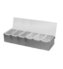 Thunder Group Condiment Dispenser, 6 Compartment