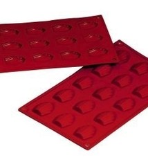 Fat Daddio's Madeleine, Silicone, 15 Cavities