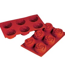 Fat Daddio's Roses Mold, 6 Cavities