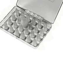 Fat Daddio's Pastry Tube Set, 23 Tubes, 1 Coupler