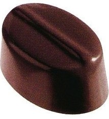 Fat Daddio's Undulating Oval Candy Mold, 24 Cavities