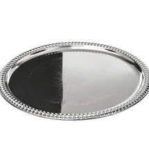 Tablecraft Round Chrome Pltd Tray, 14"