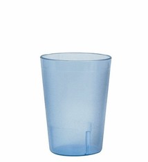 Thunder Group Plastic Tumbler, Blue, 8 oz