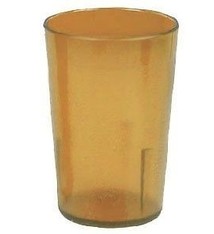 Thunder Group Plastic Tumbler, Amber, 12 oz