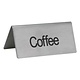Winco Tent Sign, S/S, "Coffee"