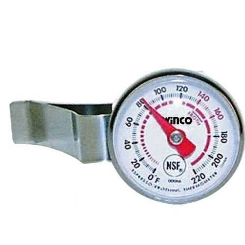 Winco Frothing Thermometer, 1" Face