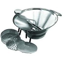 Winco Food Mill, 5 Discs, 5 Qt, 12-3/4" Dia