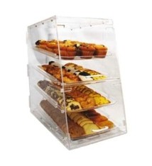 Winco Display Case, 4 Trays, 24" x 24" x 14"