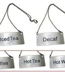 Update International Chain Sign, S/S, "Hot Tea"