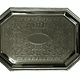 Update International Octagonal Chrome Pltd Tray, 20" x 14"