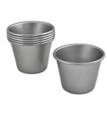 Allied Metal Baba Baking Cup, Alum, 2.5" Top