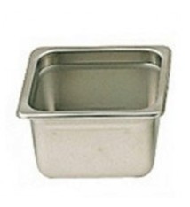 Thunder Group Steam Table Pan, S/S, 1/6 Size, 4" Deep