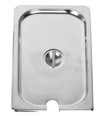 Thunder Group Steam Table Pan Cover w/ Slot, S/S, Full