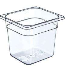 Thunder Group Food Storage Container, 1/6 Size, 6" Deep
