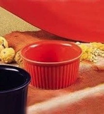 CAC Ramekins, Red, 2 oz (4 Doz)