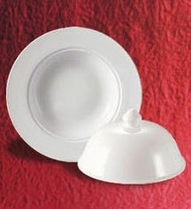 CAC Pasta Bowl w/Lid, CLINTON, 26 oz (8 Pcs)