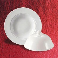 CAC Pasta Bowl w/Lid, CLINTON, 26 oz (8 Pcs)