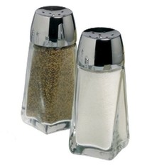 Europe Imports Salt & Pepper Shaker, Glass, 2 oz