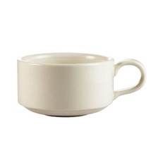 CAC Soup Mug, Amer. White, 13 oz (3 Doz)