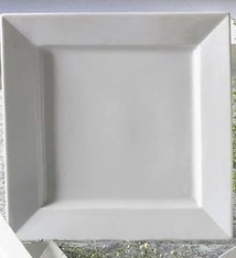 CAC Dinner Plate, PRINCESQUARE, 9" (2 Doz)